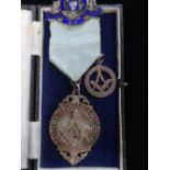 Masonic medal inscribed "Belfast City Temperance Masonic Lodge 481" presented to W.BRO.N.G.