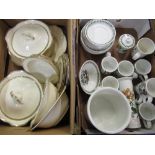 Selection of Portmeirion The Botanic Garden pattern ceramics and an Alfred Meakin part dinner