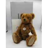 Steiff 1906 Replica Teddy Bear in russet mohair, Limited Edition of 906, boxed with certificate