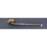 Irish wooden Shillelagh with presentation inscription "Presented to Hon. W. M. Penn. Nixon by