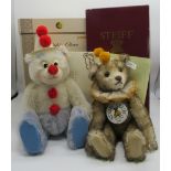 Steiff Club 1993/94 Teddy Clown 1928 replica Teddy Bear with hat and ruffle limited edition no.