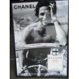 Chanel - three advertising posters for No.5 Parfum, Chance and Allure Homme Sport, 81cm x 41cm (3)