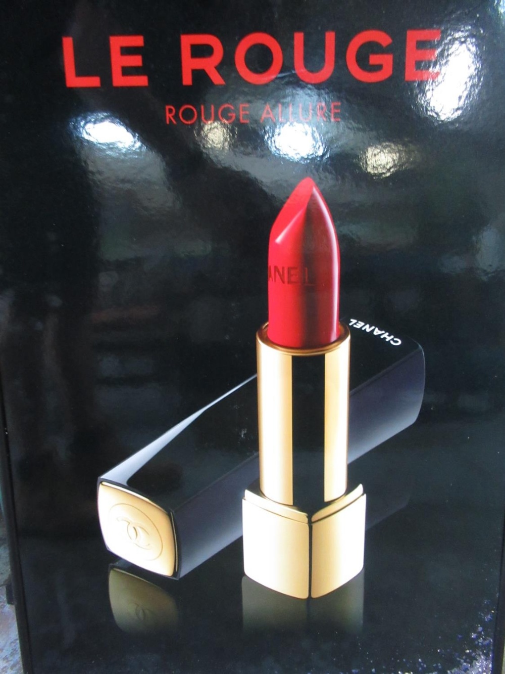 Chanel - three advertising posters for Le Rouge makeup, and another for Coromandels de Chanel Autumn - Image 4 of 5