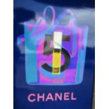 Chanel - large pair of colour advertising posters for single use No.5 Parfum, 118cm x 84cm (2)