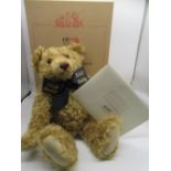 Steiff Centenary Teddy Bear in blonde mohair with working growler mechanism and embroidered