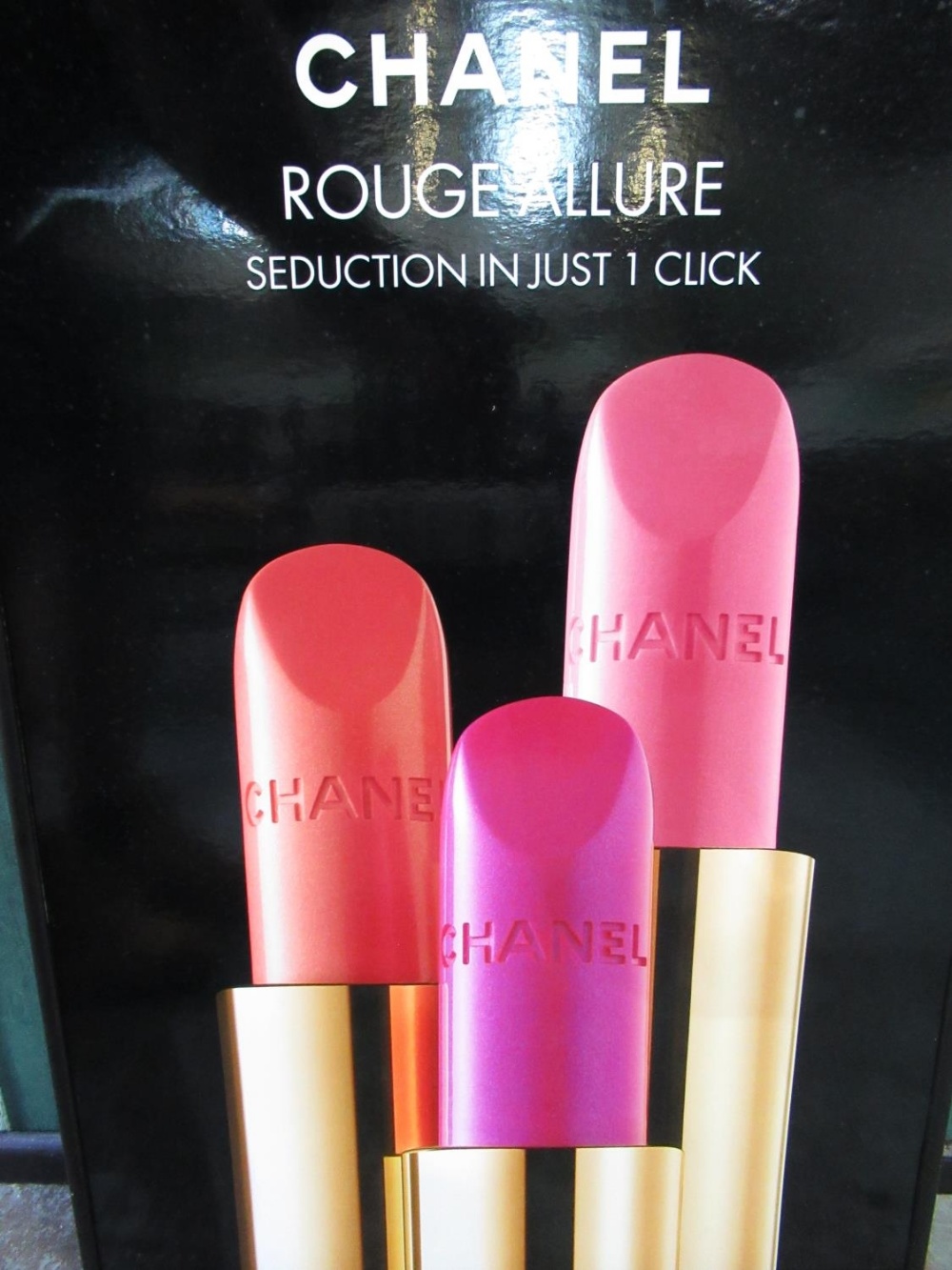Chanel - three advertising posters for Le Rouge makeup, and another for Coromandels de Chanel Autumn - Image 5 of 5