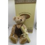 Steiff British Collectors 1996 teddy bear in blonde mohair with working growler mechanism and