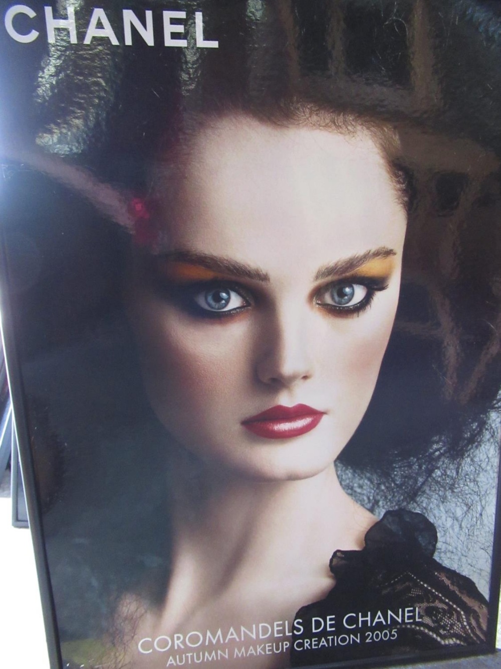 Chanel - three advertising posters for Le Rouge makeup, and another for Coromandels de Chanel Autumn - Image 3 of 5
