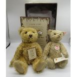 Steiff British Collector 1906 Replica Teddy Bear in golden mohair and working growler mechanism,