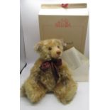 Steiff 2000 teddy bear in blonde mohair with working growler mechanism, boxed with certificate,