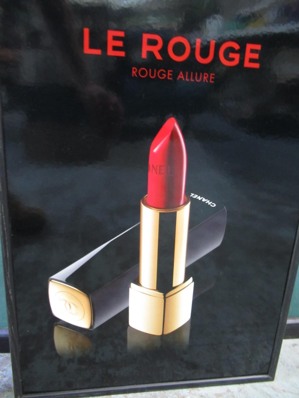 Chanel - three advertising posters for Le Rouge makeup, and another for Coromandels de Chanel Autumn - Image 2 of 5