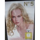 Chanel - large advertising poster for No.5 Parfum, with Nicole Kidman 118cm x 84cm (2)