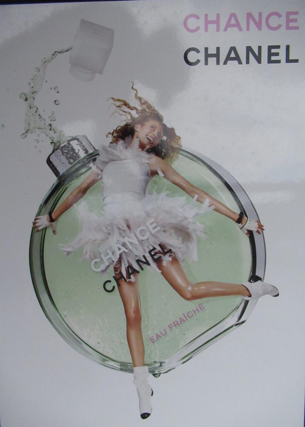 Chanel - two advertising posters for Chance Eau Fraiche and another for Allure 83cm x 59cm (3)