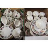 Royal Doulton Camelot pattern 36 piece tea set, Paragon Country Lane 29 piece tea set, 1930's tea