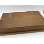 Robert Mouseman Thompson - large adzed oak rectangular jewellery box in the form of a book , the