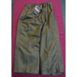 Pair of Crieff short over trousers, colour pine green, size M
