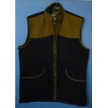 Aylsham men's shooting gilet, colour dark navy, size L