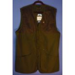 Seeland Woodcock waistcoat, colour olive, size UK 48