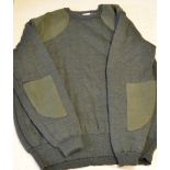 Quiltknit XXL jumper with shoulder and elbow patches as new
