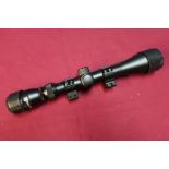 Niko sterling 3-9 x 40 Mount Master rifle scope with roll off mounts