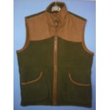 Aylsham men's shooting gilet, colour green, size M