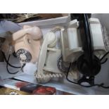 P.T.T.339 telephone in ivory finish with separate ear piece 1960s French P-ET telephone with back