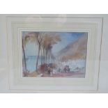 Framed and mounted set of six Tate gallery Turner prints