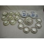 Soane Smith partial tea set, Toscan china tea set, with plates and bowls by Copland Spode