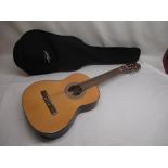 Jose Ferrer "El Primo" acoustic guitar and cover, and a Herald HL44 acoustic guitar (2)