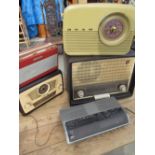 Philips type B3G63A bakelite cased radio, Roberts model R303 portable radio, Ultra bakelite cased