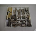 Collection of assorted cutlery