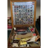 Collection of matchbox labels, matchboxes, cigarette and cigar boxes etc (some framed)