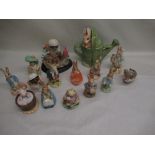Border Fine Arts - A3953 The Tale of Mrs Tiggywinkle, Enesco Peter Rabbit water can, collection of