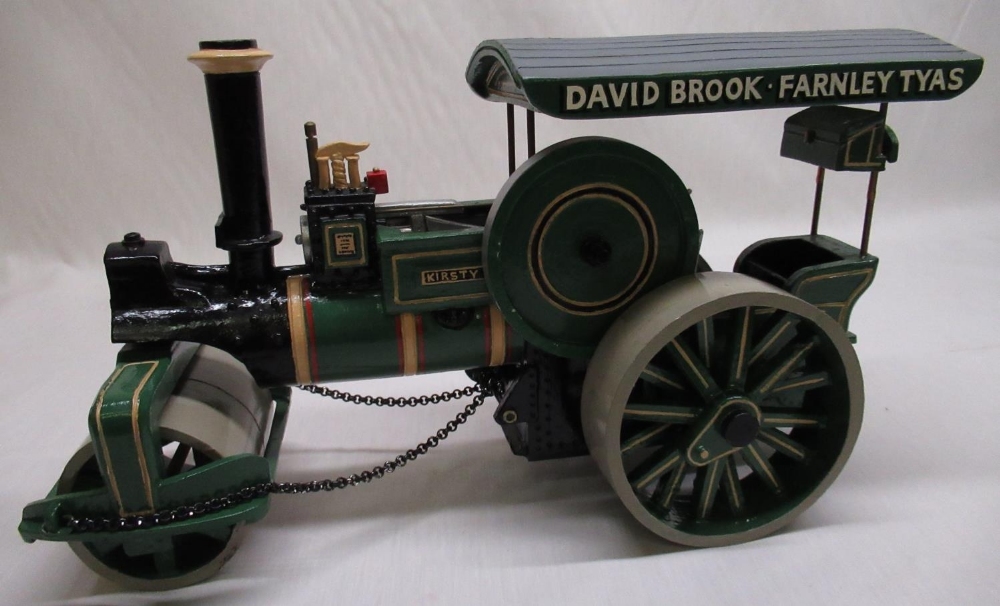 David Brook Ceramics Aveling & Porter "Kirsty" road roller L39cm