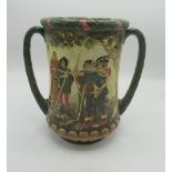 Royal Doulton twin handled loving cup, "Robin Hood and his Merry Men" ltd. ed. /600