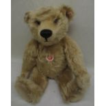 Steiff classic 1920's growler teddy bear long blonde mohair fur with jointed limbs