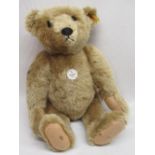 Steiff 1906 classic growler teddy bear blonde mohair fur with jointed limbs H50cm