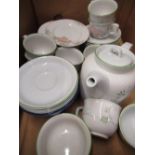 Collection of various dinner and other tableware, including Denby, Spode, Poole tea service, etc (