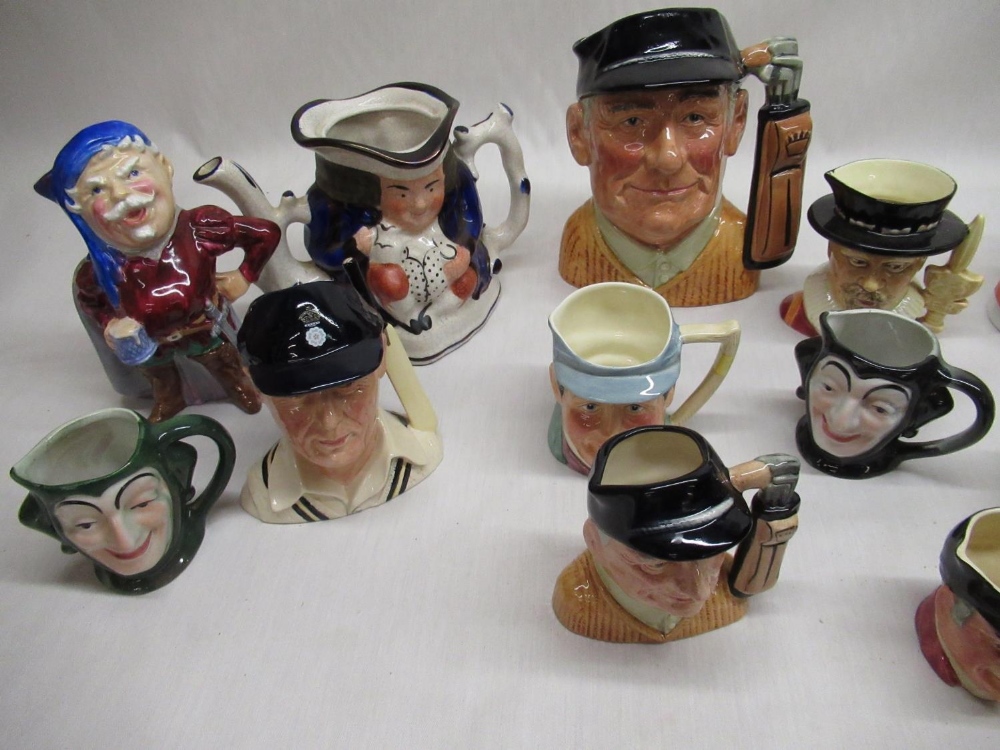 Collection of toby jugs by Royal Doulton, Shelly, Kelsboro ware, Viking, Cobridge, etc (15) - Bild 3 aus 4