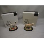 Royal Dalton Dalmatian and Golden Retriever with original boxes