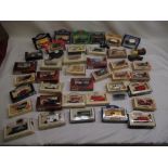 Collection of die cast vehicles including Days Gone, Corgi, Lledo, Matchbox etc