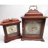 Stewart, George III style mahogany Westminster chiming bracket clock with Hermele floating balance