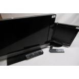 Sony KDL-26EX302 LCD television and a Toshiba 19DV501B television (2)