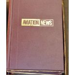 Eleven binders of Aviation News