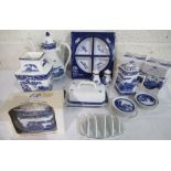 Collection Ringtons Maling ware including a pair of ginger jars, miniature teapot, butter dish,