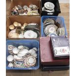 Collection of assorted ceramics and six boxed sets of glassware, (5 boxes)