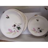 Small selection of Alfred Meakin Pampas plates and a meat dish approx. 20 pieces