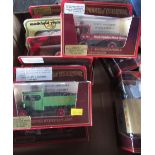 Collection of Matchbox models of Yesteryear diecast models, including some refinished as promotional