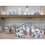 Collection of Ringtons tea a coffee cups including ?Seasonal Berries?, ?Victorian Fair?, ?Tea and