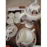 Wedgwood Hathaway Rose pattern coffee service, 14pcs